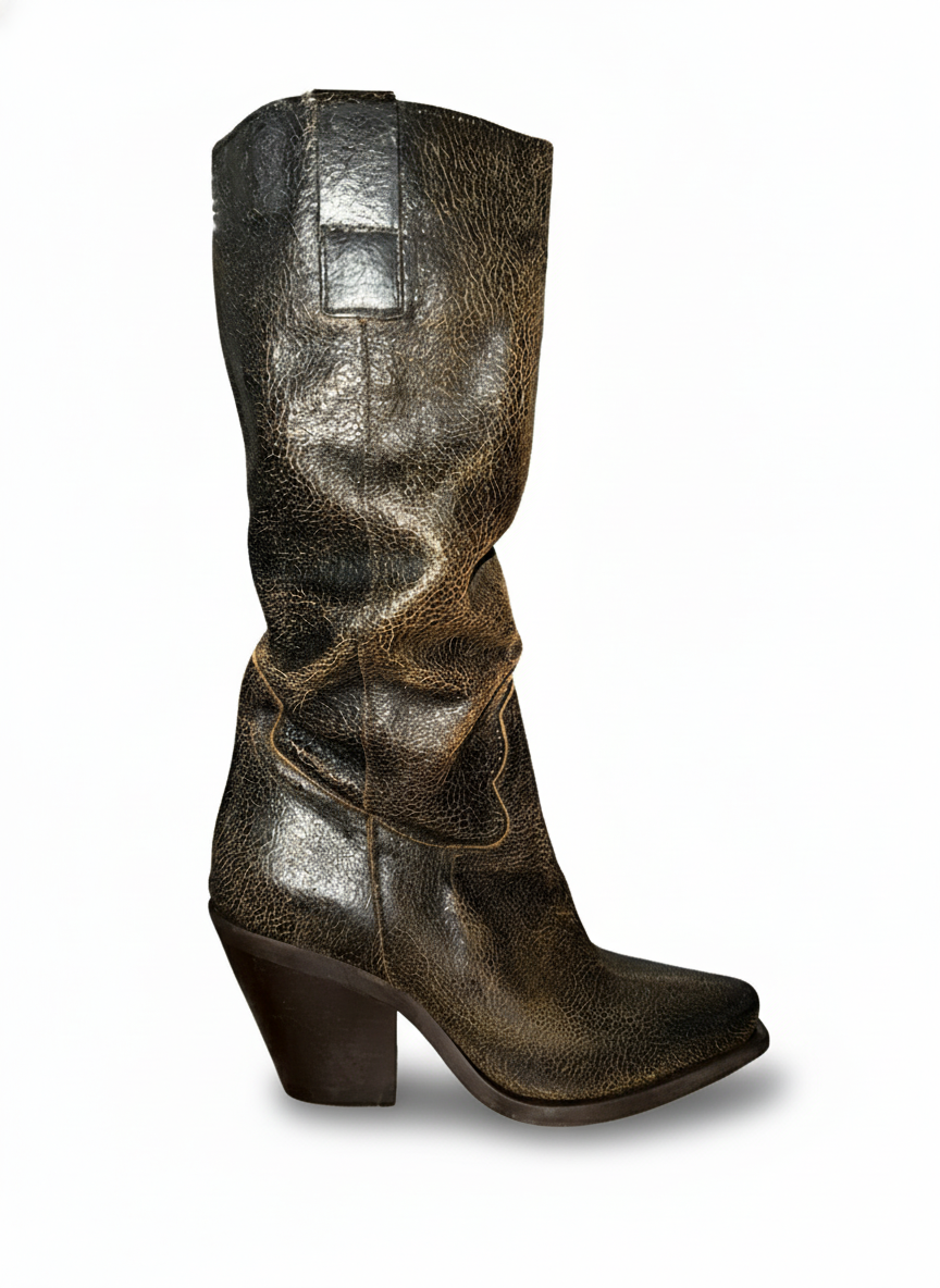 STIVALE CAYO04 IN CRACK CURCUMA