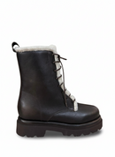 STIVALETTO VIKY06 YUCATAN TAUPE E PELLICCIA