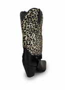 STIVALE JANICE02 IN CICLONE NERO E CAVALLINO VERDE