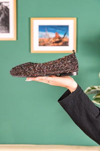 BALLERINA CLARA F FABRIC SUEDE