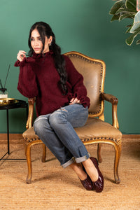 BALLERINA DORY-G IN NAPLAK ROSSO