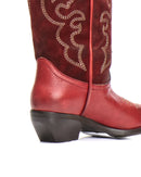 STIVALE HELEN03 CAMOSCIO E VITELLO RED