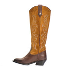 STIVALE KRIS03 BUFALO E CAMOSCIO ORANGE