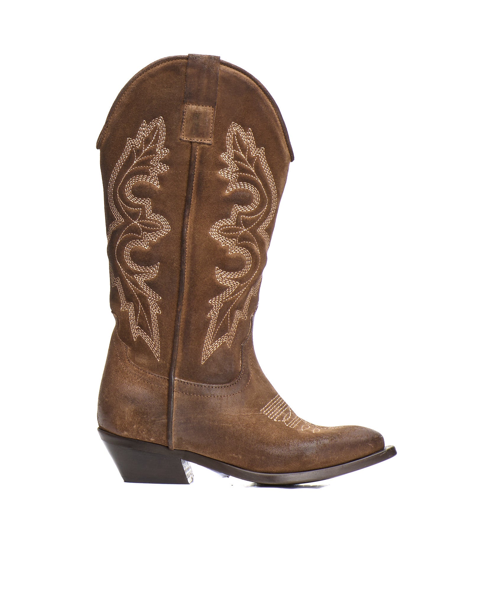 STIVALE KRIS07 CAMOSCIO TESTA DI MORO