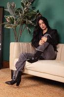 STIVALETTO JANICE05 BUFALO NERO