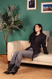 STIVALETTO JANICE05 BUFALO NERO