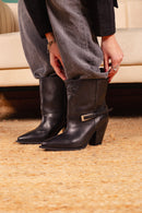 STIVALETTO JANICE05 BUFALO NERO