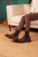 STIVALETTO KLEIN03 IN CALCE RUST