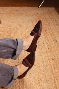 MOCASSINO MIRIAM-H IN PONY BROWN