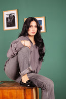 MOCASSINO MIRIAM-K IN NAPLAK BLACK