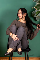 BALLERINA CLARA B NAPPA BLACK