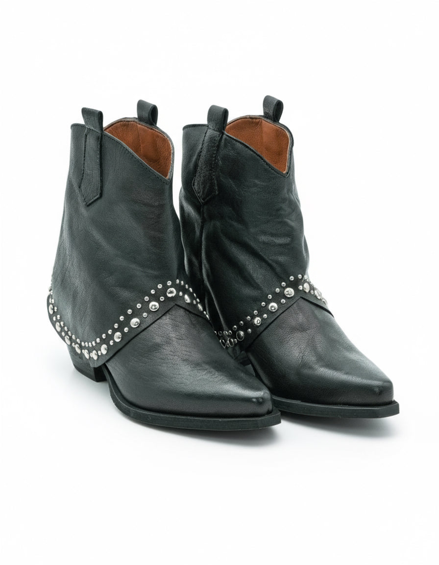 STIVALETTO NEVIS28 VITELLO BLACK