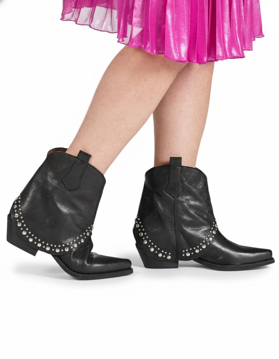 STIVALETTO NEVIS28 VITELLO BLACK