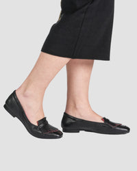 MOCASSINO ROME03 IN BLACK NAPPA