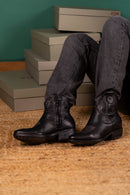 STIVALETTO TEXRIC IN BUFALO NERO