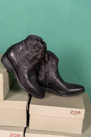 STIVALETTO TEXRIC IN BUFALO NERO