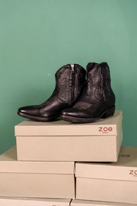 STIVALETTO TEXRIC IN BUFALO NERO