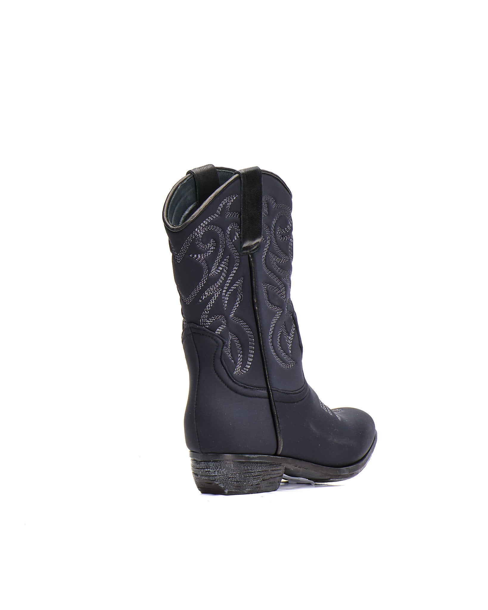 STIVALETTO TEXANO IN SCUBA NIGHT BLU