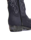 STIVALETTO TEXANO IN SCUBA NIGHT BLU