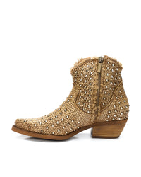 STIVALETTO NEVIS20 IN RAFIA CAMEL