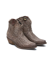 STIVALETTO NEVIS20 IN RAFFIA TESTA DI MORO