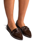 MOCASSINO MIRIAM-K IN NAPLAK COFFEE