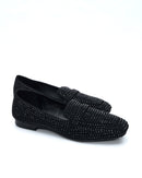MOCASSINO DORY-F IN SUEDE STRASS BLACK