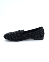 MOCASSINO DORY-F IN SUEDE STRASS BLACK