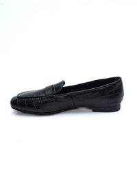 MOCASSINO DORY-F IN CROC BLACK