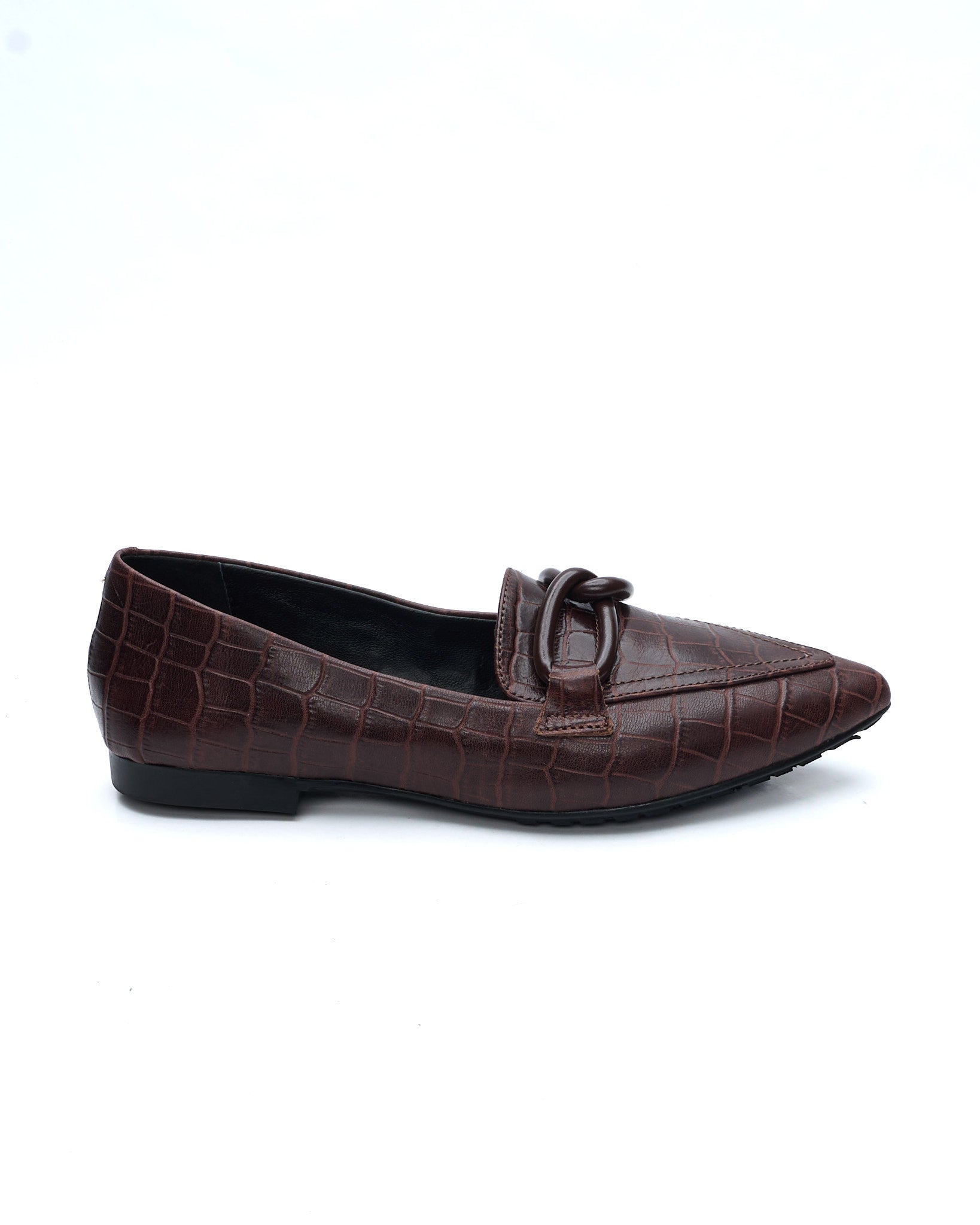 MOCASSINO MIRIAM-K CROC COFFEE