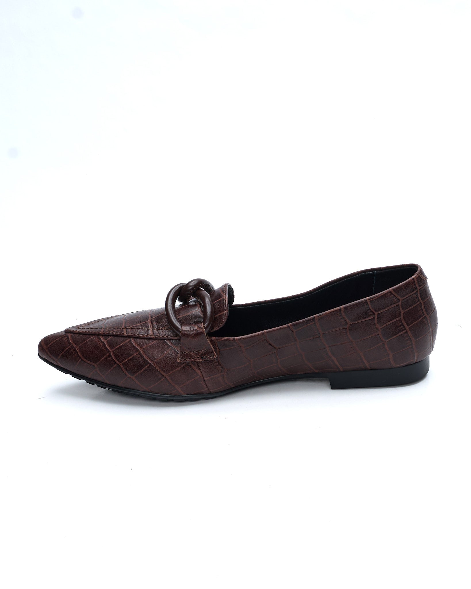 MOCASSINO MIRIAM-K CROC COFFEE