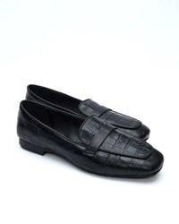 MOCASSINO DORY-F IN CROC BLACK